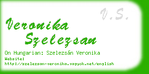 veronika szelezsan business card